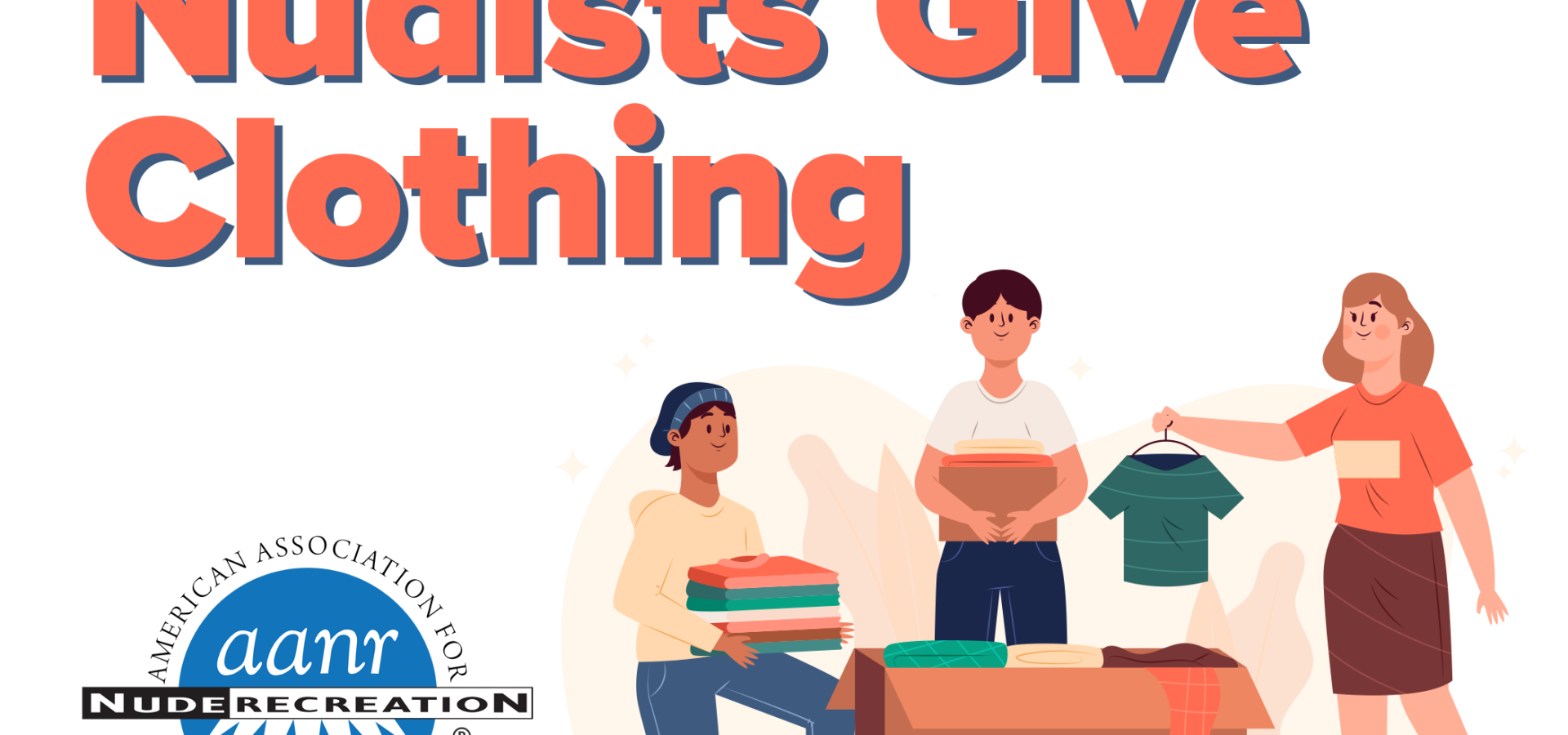 Naked generosity: Giving the shirt off your back